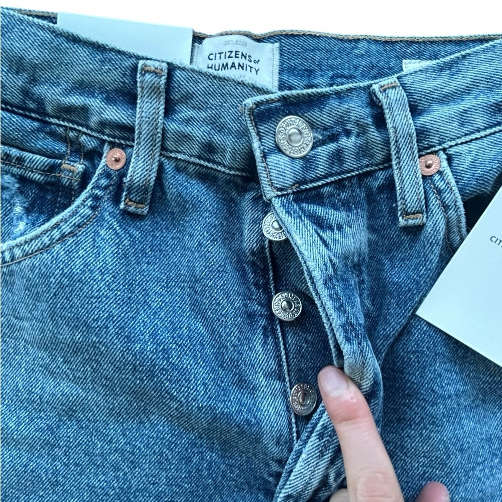CITIZENS OF HUMANITY Sabine High Rise Straight Leg Jeans in Gretta Size 26 NWT - Picture 6 of 11